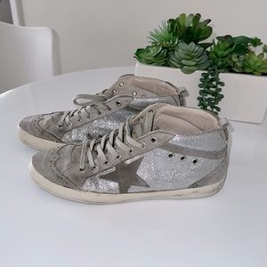 **SOLD** on Another Site!!  Golden Goose Mid Star Sparkle Glitter 39